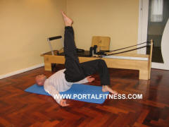 El Puente. Posición 3. Curso de Pilates Mat