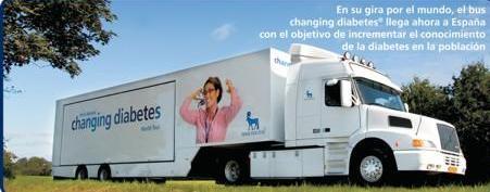 El autobús Changing Diabetes comenzó su visita a España
